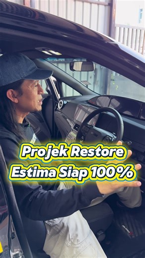 Projek restore Toyota Estima yang berusia hampir 20 tahun. Hasil kerja @Johnson -Ex concept Puchong terus nampak macam baru keluar kilang. #toyota #estima #restore #exconcept #accersories