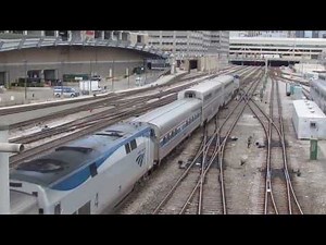 Amtrak Train 51 with Shop Move Arriving Chicago