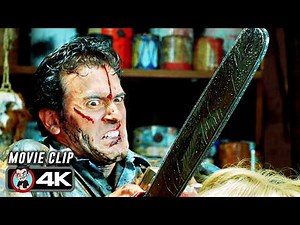 The Head Without A Body Attacks | EVIL DEAD II (1987) Movie CLIP 4K