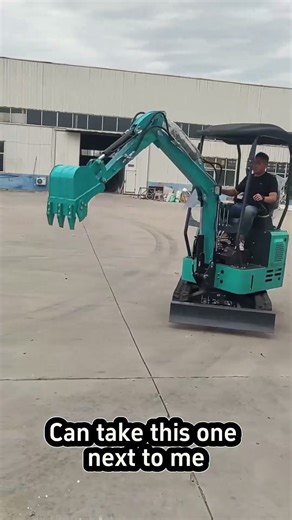 Model 18 mini excavator, powerful and efficient. #digger #excavator
