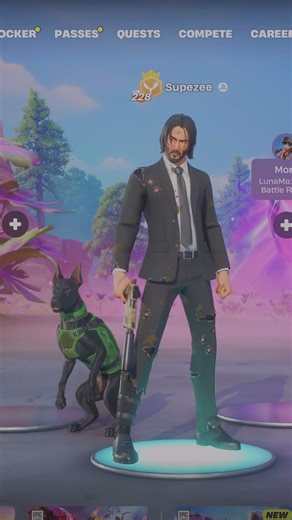 John Wick in Fortnite Lobby Epic Encounter #JohnWick