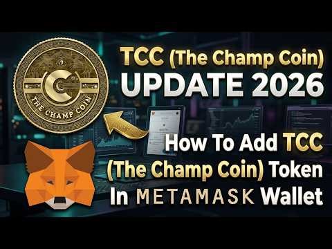 How To Add TCC The Champ Coin Token In Meta Mask Wallet #tcc #cryptocurrency #metamask