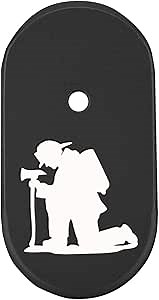 NDZ Performance Magazine Base Plate Finger Extension for Smith & Wesson CSX 9mm 10 Round – Laser Engraved Anodized Aluminum, Made in USA