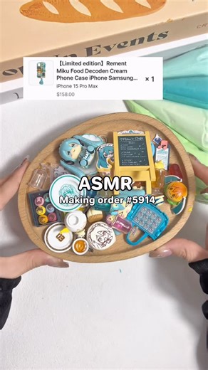 Tang Tang Deco on Instagram: "ASMR making rement miku phone case #decoden #diy #fyp #handmade #foryou"