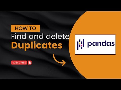 How to Find and Delete Duplicates in Pandas (Python) | Data Cleaning Guide