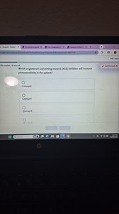 Which angiotensin-converting enzyme (ACE) inhibitor will increa... | Filo
