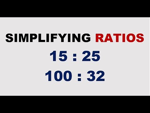 How to Simplify Ratios?