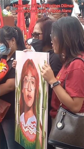 University of the Philippines Diliman students walk-out 4 Alyssa Alano #HustisyaParakayAlyssaAlano!