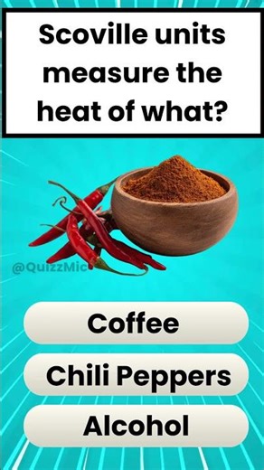 What do Scoville Units Measure? Spicy Trivia Quiz