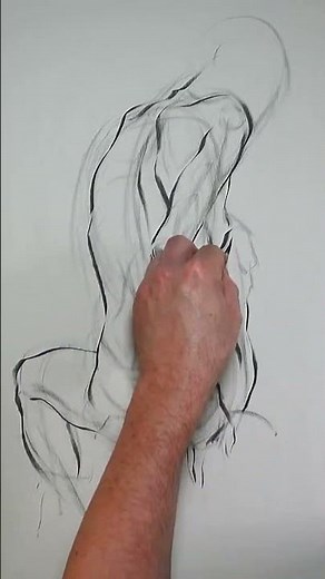 Practice! #figurestudy #figurativeart #drawing #charcoaldrawing #drawingtechniques