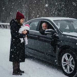 On my way home, I noticed a young woman holding a newborn. I stopped to help, but one quiet sentence she said made my stomach drop, and I immediately called the police. I was halfway down the street, lost in my own thoughts, when something made me slow my steps. Near the bus stop stood a young woman holding a tiny baby wrapped in a thin blanket. The baby couldn’t have been more than a few months old. The woman looked exhausted, pale, and painfully alert, as if she hadn’t slept properly in days. 