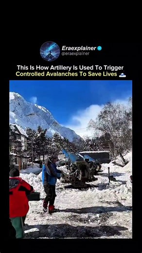 eraexplainer on Instagram: "Avalanche control is a critical safety operation used in snowy mountain regions. Over time, layers of snow build up with different densities, and weak layers can form between older compacted snow and fresh snowfall, increasing the risk of sudden avalanches. To reduce this danger, authorities use controlled explosives or remote avalanche systems to safely trigger small, controlled slides. This releases built-up stress in unstable snow before it can cause a larger, unpr