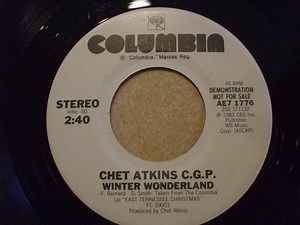 Chet Atkins, C.G.P. - Winter Wonderland / East Tennessee Christmas