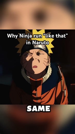 Why Ninja Run like that in Naruto #animeshorts #naruto #narutoshippuden #anime
