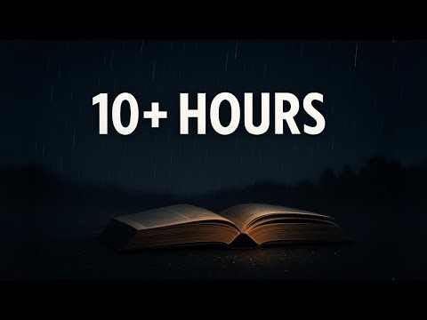 10+ Hours Of Calm Bible Stories | Black Screen With Rain Sounds For Sleep And Relaxation v15