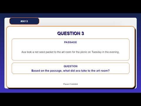 Reading Comprehension Practice Test | 5 Questions | English