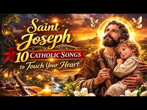 10 Saint Joseph Songs 🙏 10 Powerful Catholic Songs to Touch Your Heart | Peace, Faith & Protection