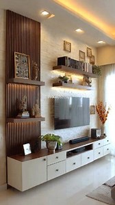 102K views · 735 reactions | Elevate your living room with this stunning TV unit! ✨ Modern design meets ultimate functionality. #TVUnitDesign #InteriorDesign #HomeDecor #ModernLiving | Home Designs | Facebook