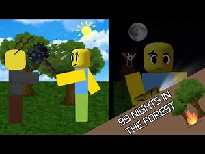 My Movie Roblox | Noob goes into 99 Nights in The Forest | Animation