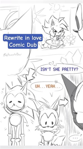 rewrite in love(comic dub) #rewritesonic #comicdub #sonic #creepypasta #malware #tailsprower