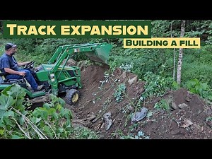 Building a Railroad Roadbed: Tractor Power, Big Fills & Precision Measuring