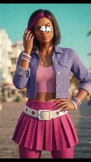 Famous Women in GTA Vice City 👀 #shorts