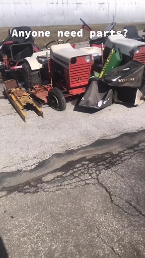 If anyone needs garden tractor parts come check out my work. We got most everything. It’s called Adams small engine we are located in Greenwich Ohio