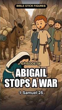 Abigail Stops a War: 400 Armed Men, and One Woman on a Donkey 🫒 | Bible Stories (1 Samuel 25)