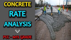 Rate Analysis of PCC - Plain Cement Concrete Grade M15 as per CPWD | Learning Civil Technology #learningciviltechnology #civilengineering #rateanalysis #pcc | Learning Civil Technology