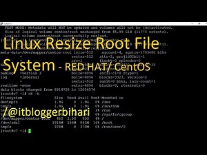 Resize your Linux root How to Extend the Root Size or how to increase the root size #linux #resize