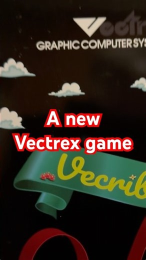 A new Vectrex game #vectrex #vecribbon #shorts