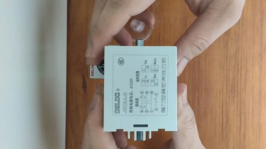 德力西JSZ3A通电延时继电器 时间怎么调整教程