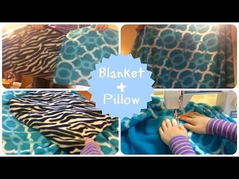 2 IN 1! Blanket + Pillow!