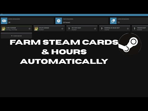 FARM STEAM CARDS & HOURS AUTOMATICALLY 💻 | AchiSteamFarm Setup Guide (2025)