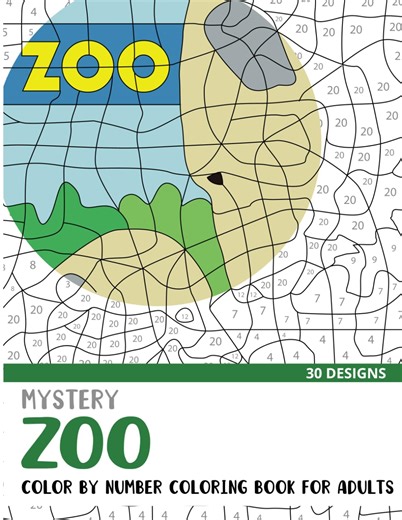 Amazon.com: Mystery Zoo Color By Number Coloring Book for Adults: 30 Unique Adult Coloring Mystery Puzzle Designs (Mystery Color By Number Books for Adults): 9798325383212: Rai, Sonia: Libros