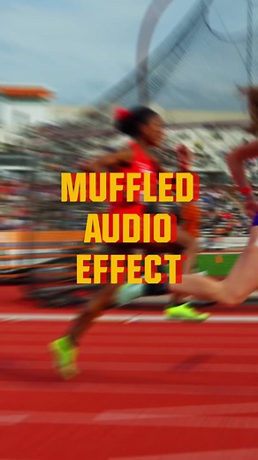 Muffled audio effect in DaVinci Resolve #videography #sportsvideography #tutorial #editing