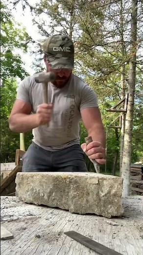 How I Built Stone Foundation Pillars For Our Cabin