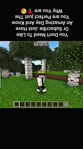 #minecraft turn your phone upside down #shorts #viral