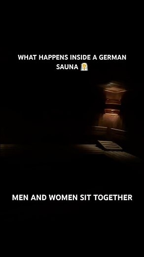 What Happens Inside a German Sauna 🧖 Men & Women together #sauna #lifeingermany