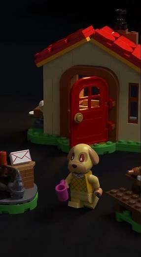 🧱 Goldie's Cozy House 77058 | Animal Crossing™ #LEGO #Shorts