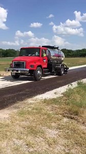 Priming subdivision before double layer of #tarandchip seal. 817 451-0011 Eliteasphalt.net | Elite Asphalt LLC | Facebook