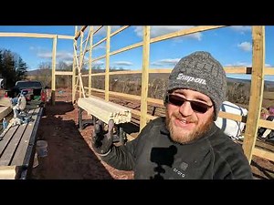 Hay Barn Build | Preparing For Building Trusses