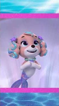 PAW Patrol transform into MER-PUPS using magic! 🧜‍♀️ #shorts