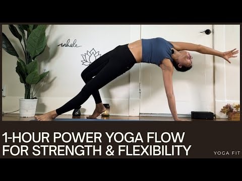 Yoga Fit - 1 Hour Power Yoga Flow For Strength & Flexibility | Full Experience Studio Class