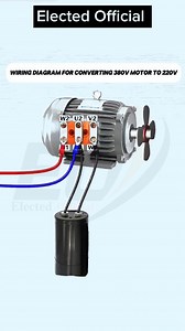 How to Convert a 380V Motor to 220V #ElectedOfficial #smartcontrol #electricity #electricitychallenge #electronicsengineering #electricalengineering #electricalwork #electricalservices #electrical #electrician #electricianlife #electricidad #ElectricalSafety #electricalcontractor #electrical #electriciantools #electricalengeneer | 𝐄𝐥𝐞𝐜𝐭𝐞𝐝 𝐎𝐟𝐟𝐢𝐜𝐢𝐚𝐥
