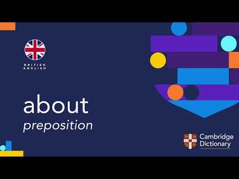 How to pronounce about (preposition) | British English and American English pronunciation