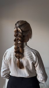 109K views · 1.5K reactions | Voluminous braid for long hair 懶 save and try it #braidtutorial #updotutorial #updohairstyles #easyhairstyle #hairstyletutorial #updohairstyles #updo | Vikosto | Facebook