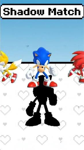 🔥 Who’s That Shadow? 🌀 Sonic vs Tails vs Knuckles | Shadow Match Challenge!