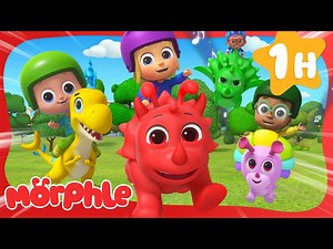 T Rex Dino Racing 🦖| Cartoons for Kids | Mila and Morphle - Videos For Kids