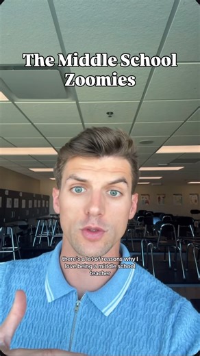 Gabriel Dannenbring on Instagram: "The middle school Zoomies #teacher #teachersofinstagram #middleschool #middleschoolersbelike #teacherlife"
